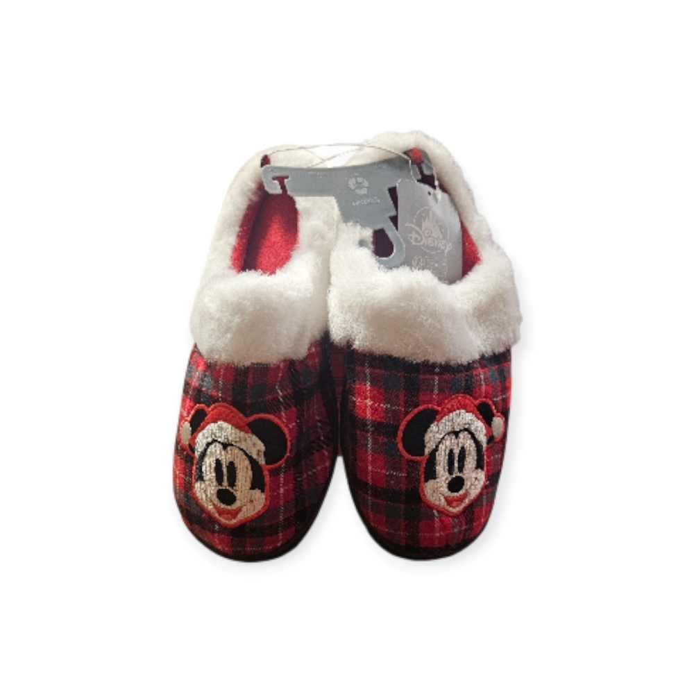 Mickey Mouse Holiday Slippers for Adults